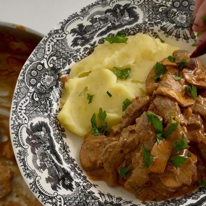 Beef Stroganoff