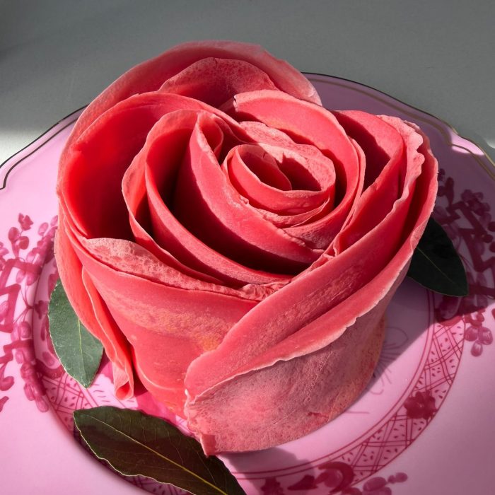 Rose Crepe Cake