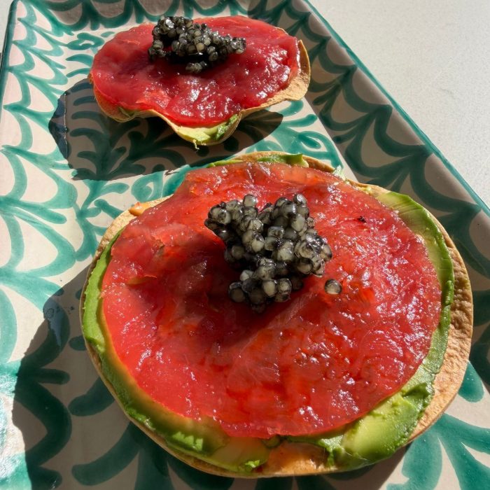 Tostaditas de atún spicy